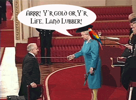 Queen Talk like a pirate day